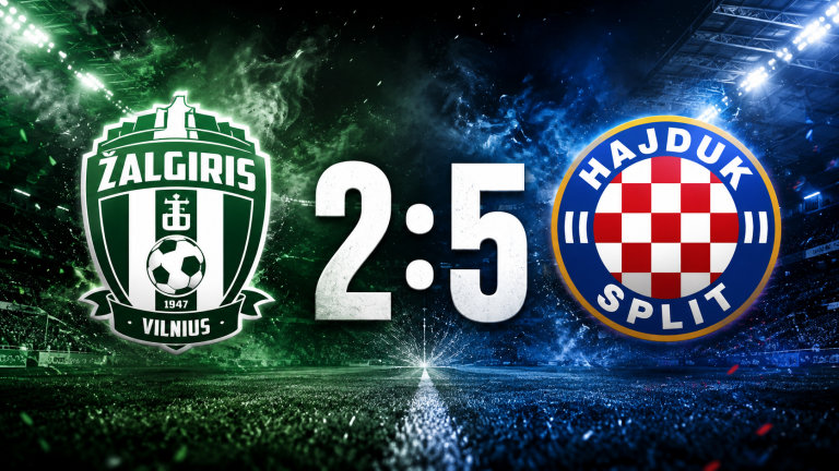 „Žalgiris“ – „Hajduk“ 25 Vilniuje subyrėjusi rungtynių kontrolė